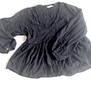 Women’s peplum babydoll blouse